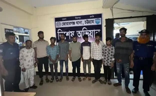 মিরসরাইয়ে একাধিক অভিযানে ৯ জন গ্রেফতার